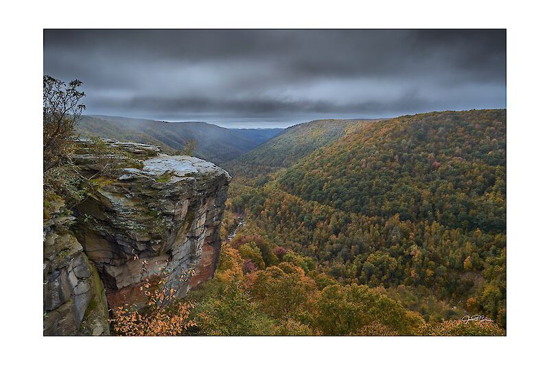 Lindy Point Scenic Overlook at Blackwater Falls State Park, West Virginia.