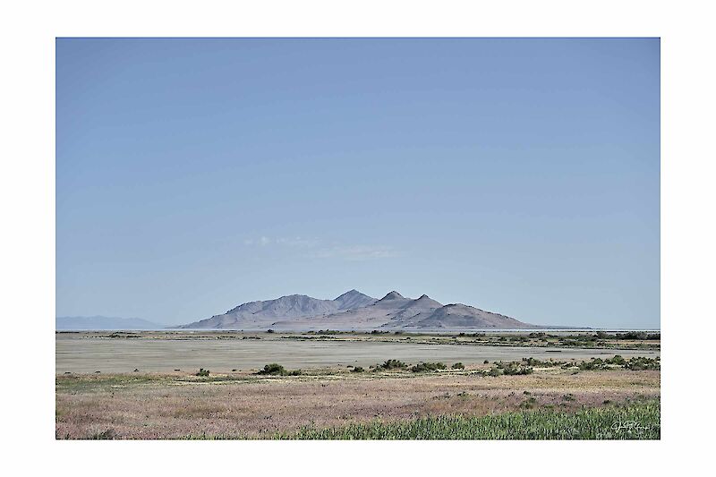 Antelope Island in the rapidly receding Great Salt Lake, Utah.